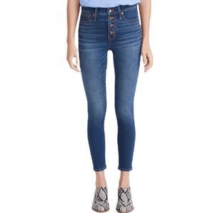 MADEWELL Skinny Crop Jeans: Button-Front TENCEL™ Denim Edition!